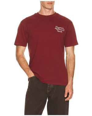 Museum of Peace & Quiet Scribble T-Shirt - Red