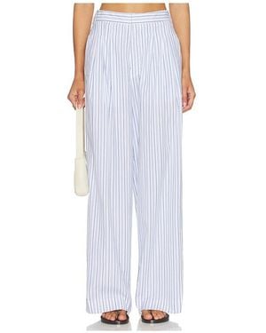 Rag & Bone Chappell Stripe Poplin Pant - White