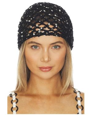 Lovers + Friends Tanya Crochet Hat - Black