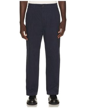 Rhythm Twill Pressed Trouser - Blue