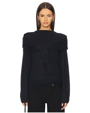 NAADAM Cloud Cashmere Layered Crewneck - Black