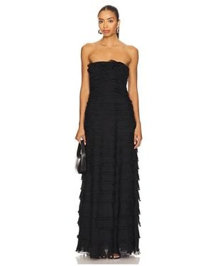 AMUR Pepper Layered Gown - Black