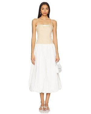 Line & Dot Anthia Dress - White