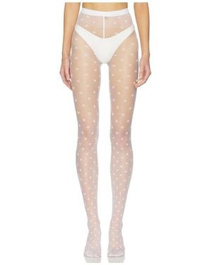 Wolford Daisy Tights - White