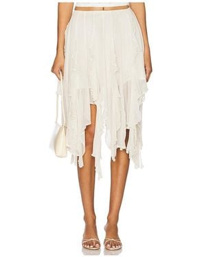 Free People Susanna ミディ丈スカート - ナチュラル
