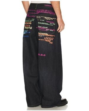 Jaded London Script Xl Colossus Jeans - Black