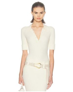 Helsa Devora Polo Bodysuit - Natural