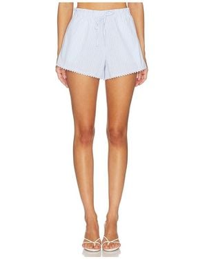 WeWoreWhat Paperbag Short - Blue