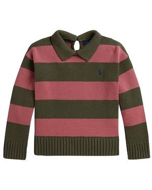 Polo Ralph Lauren Strick Striped Collared - Rot