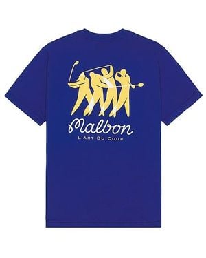 Malbon Golf Matisse Tシャツ - ブルー