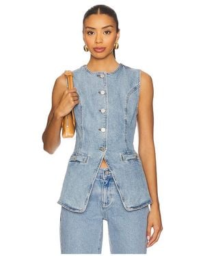 Blank NYC Weste - Blau