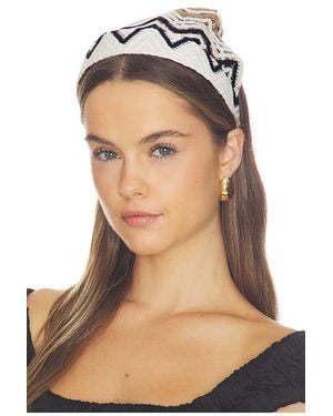 Lele Sadoughi Jackie Crochet Handkerchief Headband - Black