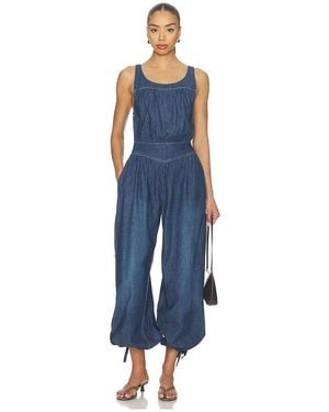 Free People X Revolve Vintage Heirlooom One Piece - Blue