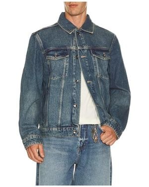 Rag & Bone Denim Trucker Jacket - Blue
