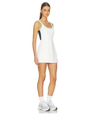 Splits59 Martina Rigor Colour Block Dress - White