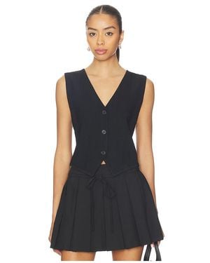 Malbon Golf Strickweste Edith - Schwarz