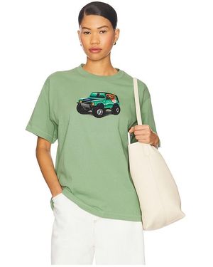 Market 4X4 Tシャツ - グリーン