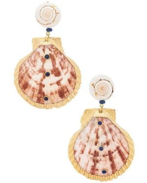 DANNIJO Selene Drop Earrings - Pink