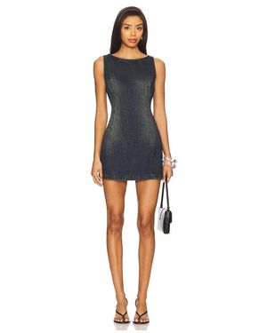 Free People Atlas Denim Mini Dress - Blue