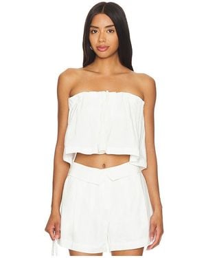 SOVERE Allegra Bodice Top - White