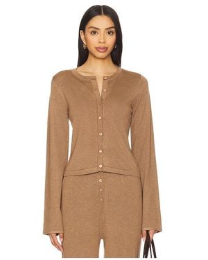 SNDY'S X Revolve August Button Down Top - Natural