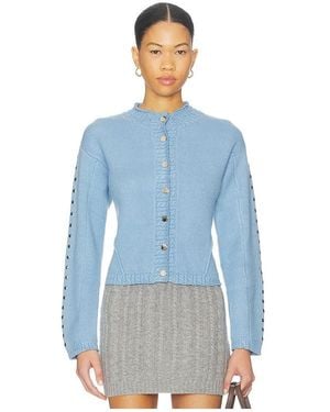 Never Fully Dressed Strick Cardigan - Blau
