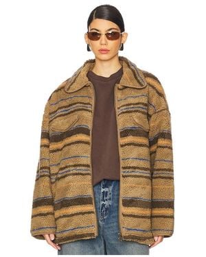 H2OFAGERHOLT Weekend Pile Jacket - Brown