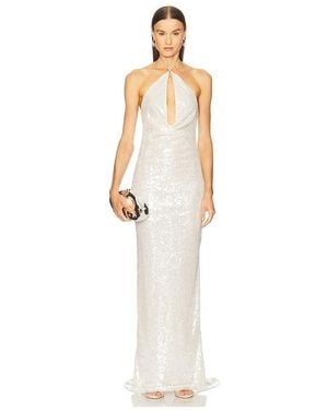 Michael Costello X Revolve Lucie Gown - White