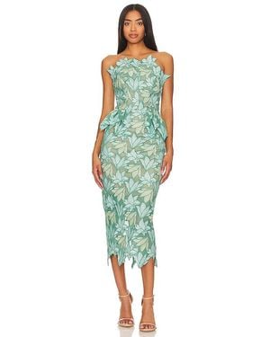 Elliatt Vinyles Midi Dress - Green