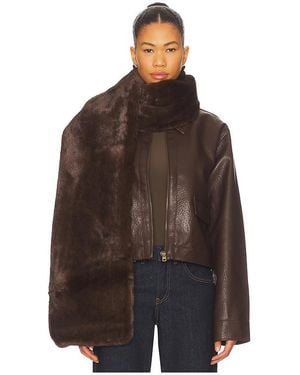 Free People Schal Aus Kunstfell Snow Angel - Braun