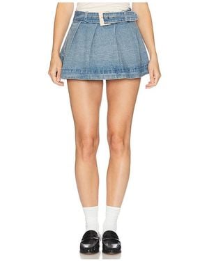 Show Me Your Mumu Lohan Mini Skort - Blue