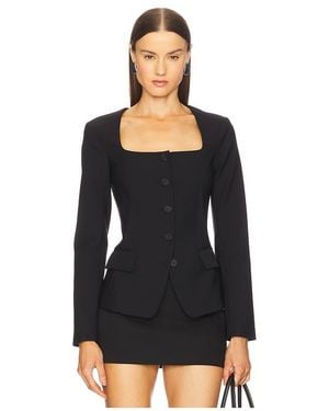 Jonathan Simkhai Marlowe U-Neck Jacket - Black