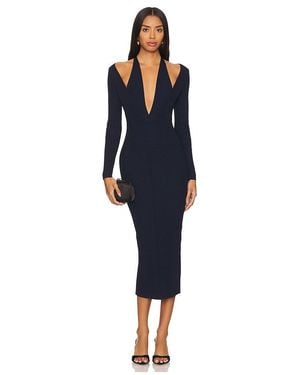 retroféte Kleid Odelia - Blau