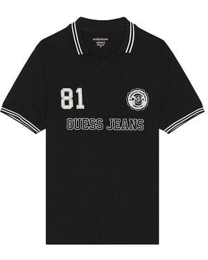 Guess サッカーポロ - ブラック