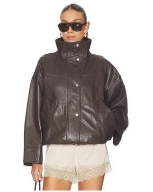 Rohe Reinvented Leather Jacket - Brown
