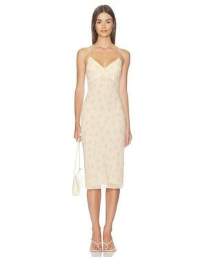 Stone Cold Fox Vestido Melody En Color Crema Talla (También En Xxs, Xs, S, M, Xl) - Neutro