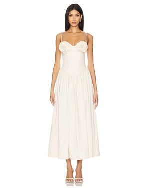 LPA Freya Midi Dress - White