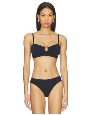 Ulla Johnson Corfu Bikini Top - Black