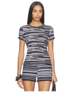 Proenza Schouler Proenza Schouler Veya Knit Tee - Blue