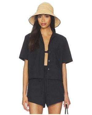 Bondi Born Kyoto Short Sleeve Shirt - Black