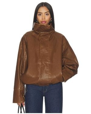 Lioness Shoreline Funnel Jacket - Brown