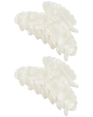 Loeffler Randall Haarspange Yuri - Weiß