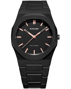D1 Milano Uhr Polycarbonate 40.5Mm - Schwarz