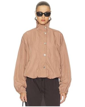 WeWoreWhat Funnel Neck Bomber Jacket - Natural