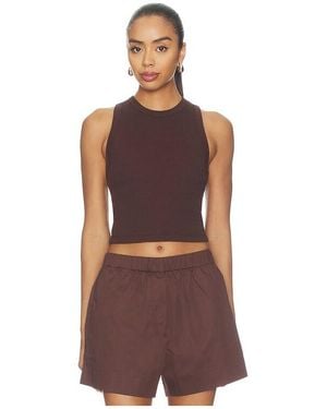 Sold Out NYC The Cropped Not So Basic Tank - Red