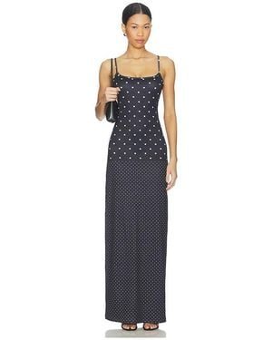 With Harper Lu Slip Dress - Blue