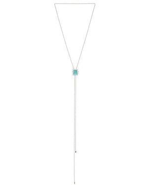 petit moments Viva Bolo Necklace - White