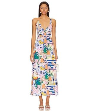 MINKPINK Al Fresco Midi Dress - White