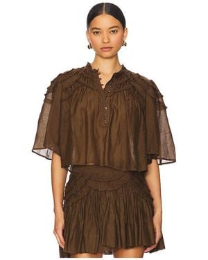 Isabel Marant Carmen トップ - ブラウン