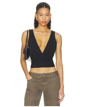 With Jean Piper Top - Black